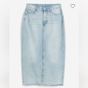 NWT H&M denim skirt